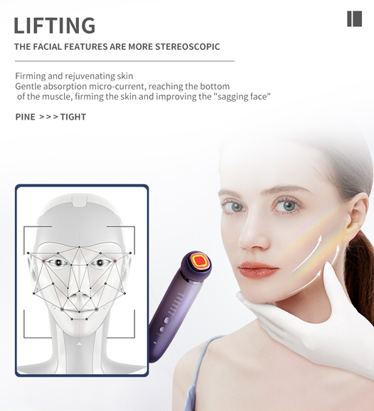 Lorance home use powerful equipment with skin tightening, skin whiten, pore shrinking.插图2