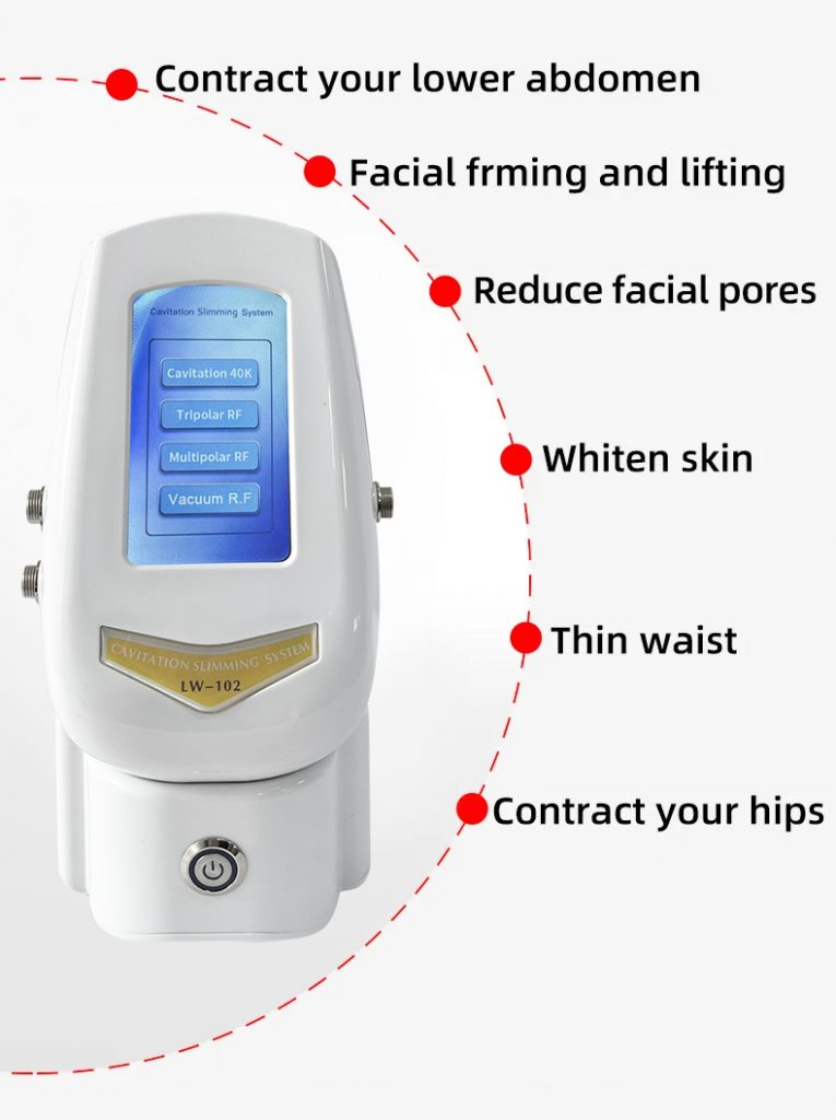 LLS-Y20 Small portable 40K cavitation vacuum multi-polar rf body slimming and face lifting device插图1