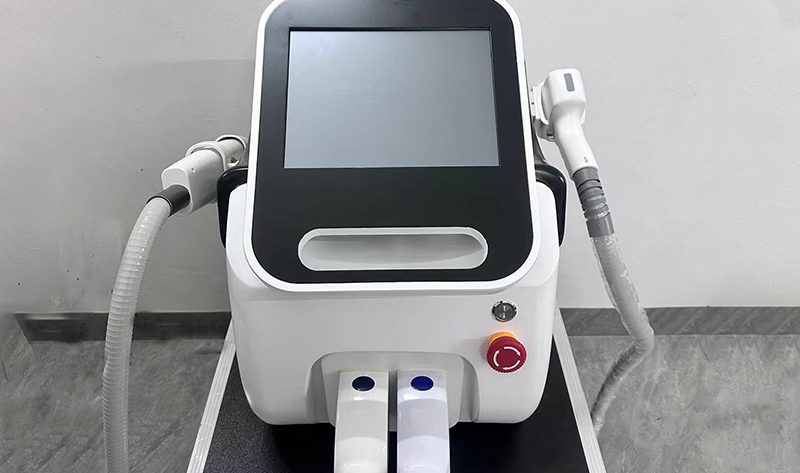 New style 755+808+1064 diode laser hair removal and ND-YAG Q switch tattoo removal laser缩略图