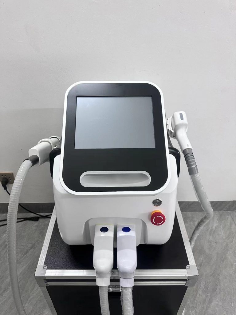 New style 755+808+1064 diode laser hair removal and ND-YAG Q switch tattoo removal laser插图