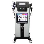 10 in 1 multifunctional face skin care machine with hydra facial, skin scrubber, ultrasound, EMS, moisturizing spray and so on.缩略图