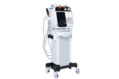 Vertical 8 In 1 Ems Ultrasonic Radio Frequency Beauty Machine Microdermabrasion Beauty Machine缩略图