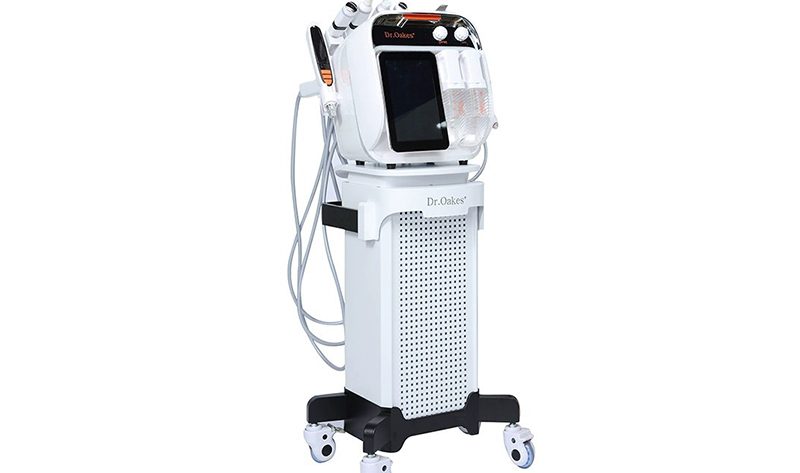 Vertical 8 In 1 Ems Ultrasonic Radio Frequency Beauty Machine Microdermabrasion Beauty Machine缩略图